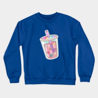 Emoji Drink. Tea Bubbles Crewneck Sweatshirt